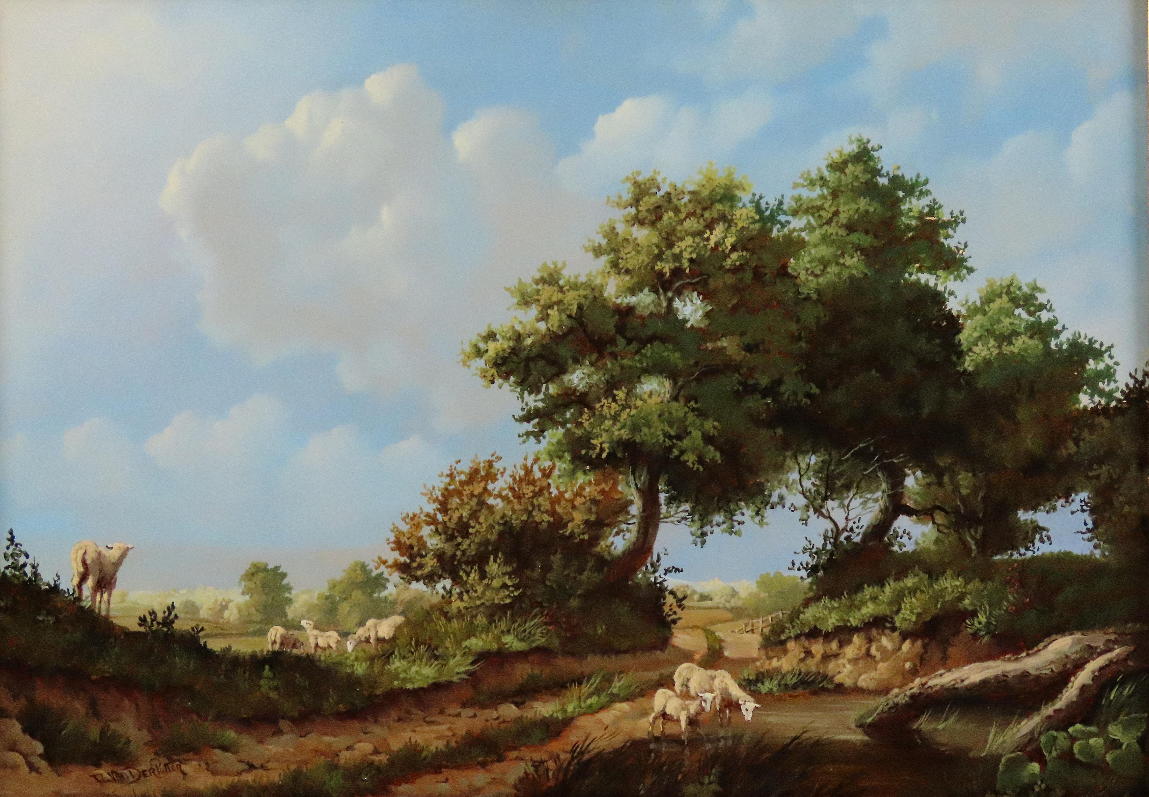 Original Oil on Panel, DANIEL van der PUTTEN, 
