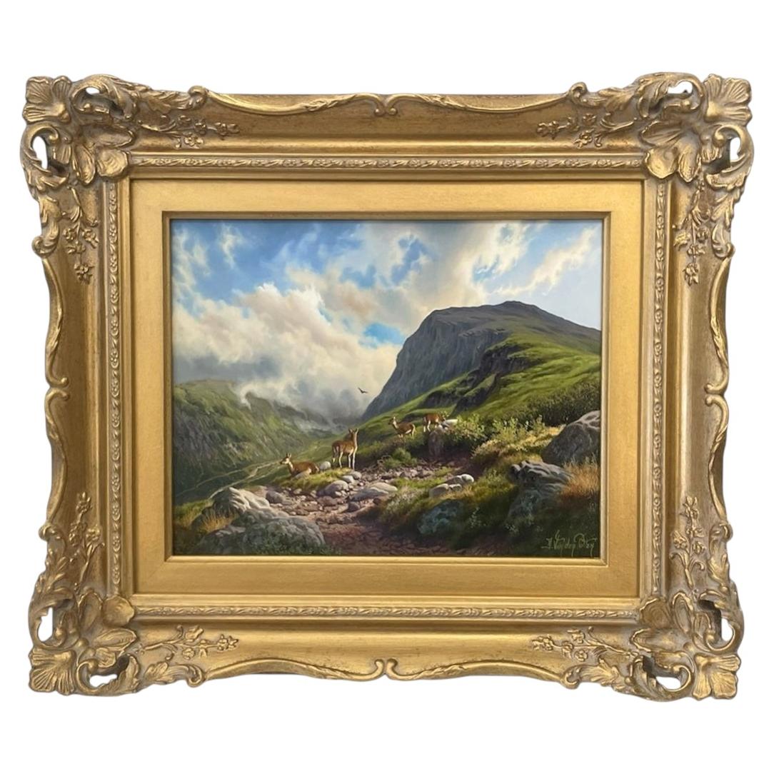 Daniel Van der Putten Glena Mountain Killarney Co. Kerry Ireland Oil Painting