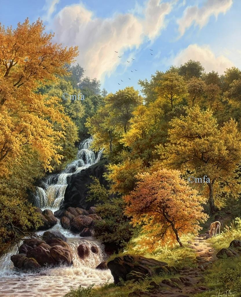 Daniel Van Der Putten Torc Wasserfall Killarney National Park Co. Kerry Irland (Irisch) im Angebot