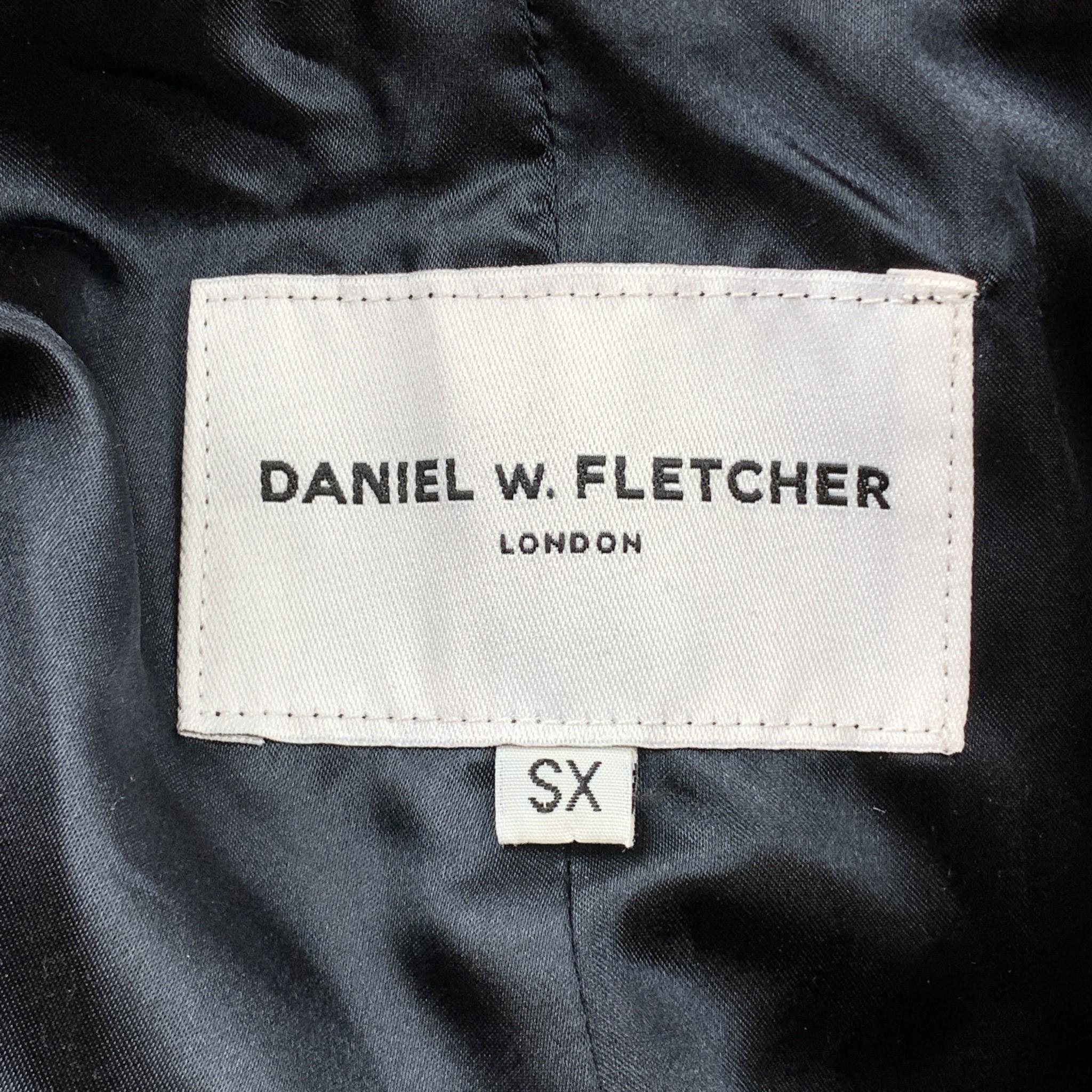 DANIEL W. FLETCHER F/W 2017 Größe XS Tan & Rosa Farbe Block Leder Casual Pants 1