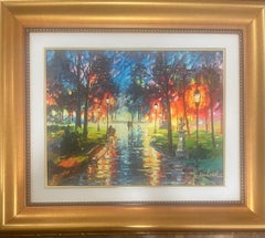 “Central park at twilight”