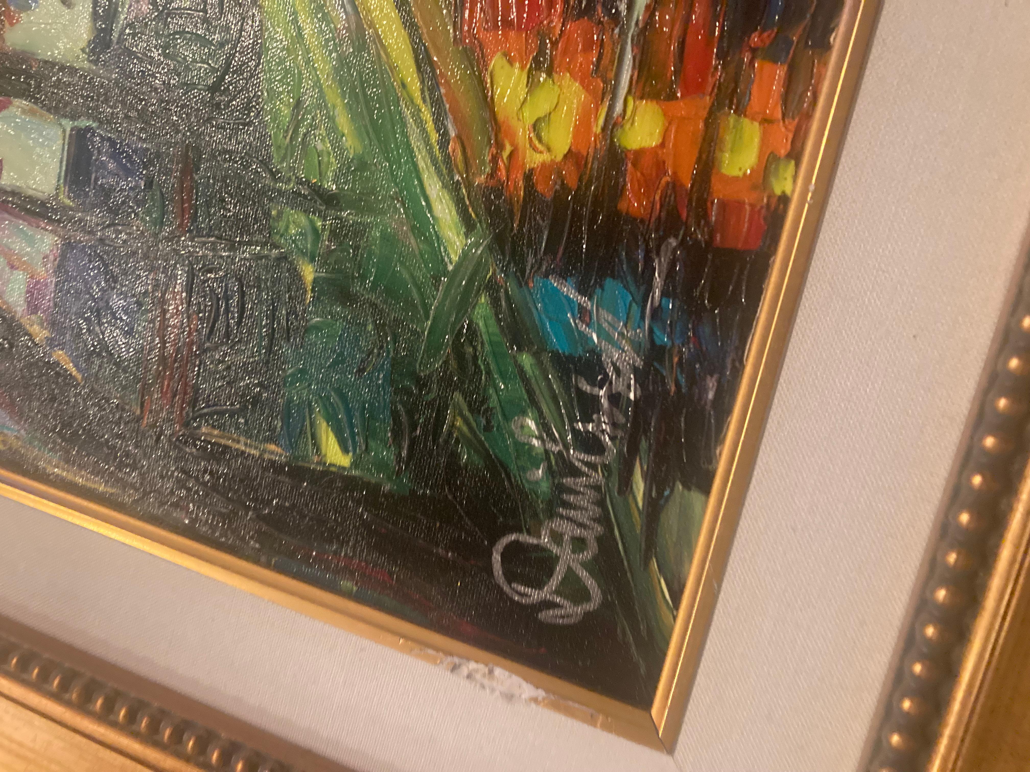 Dies ist ein Daniel Wand auf Leinwand verschönert. In gutem Zustand Maße 34x30