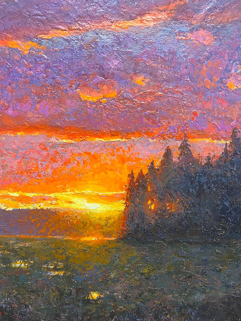 Breakout; Idaho (Schwarz), Landscape Painting, von Daniel Warren Pinkham