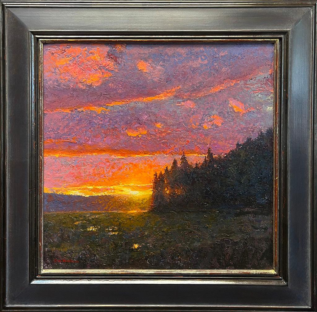Daniel Warren Pinkham Landscape Painting - Breakout; Idaho