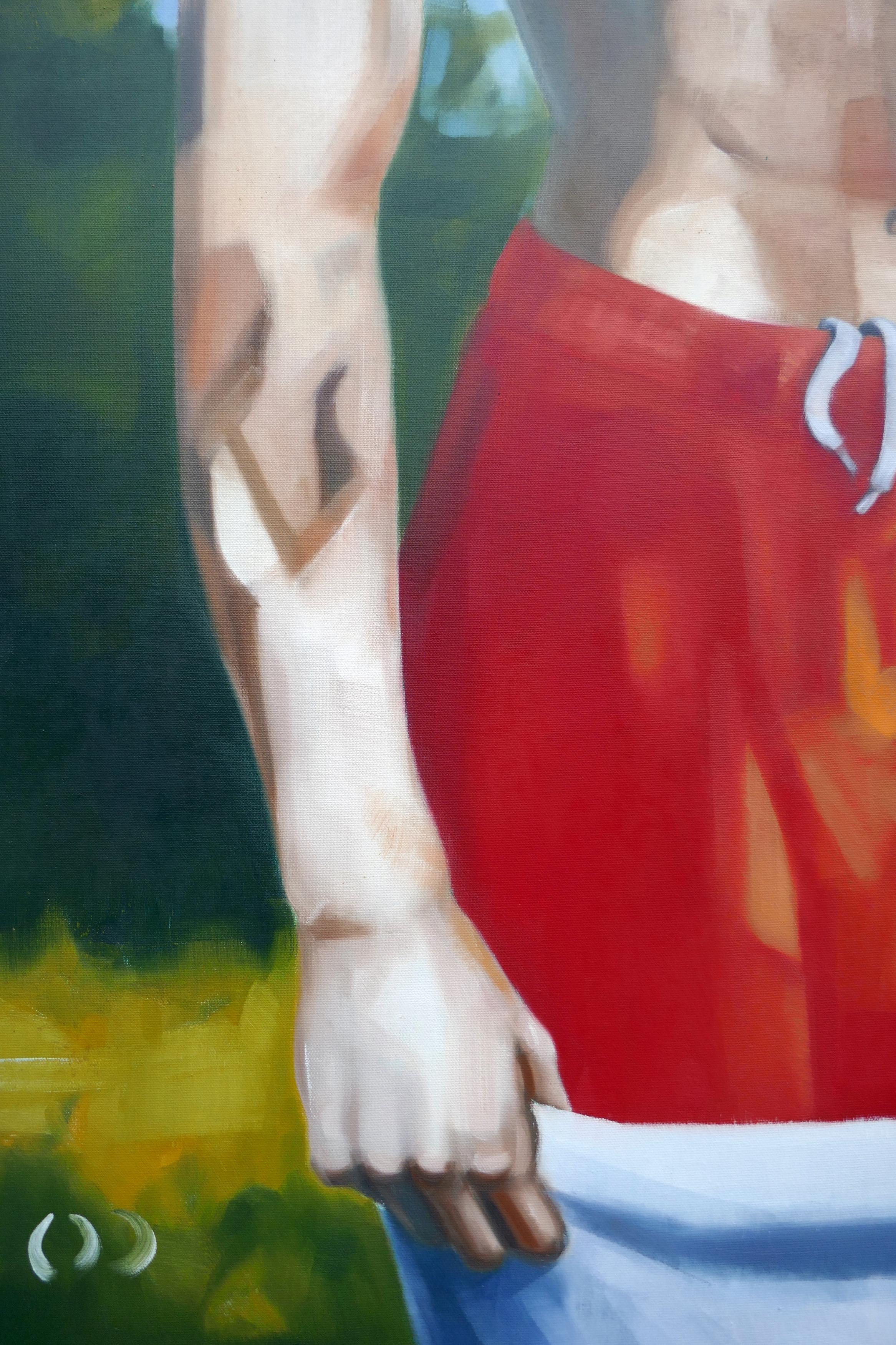 L'ispirazione per l'arte di Daniel Wimmer deriva sempre dal corpo umano. È particolarmente affascinato dagli splendidi colori della pelle ed è costantemente alla ricerca di situazioni di luce intriganti.
L'aspetto scultoreo della pittura è