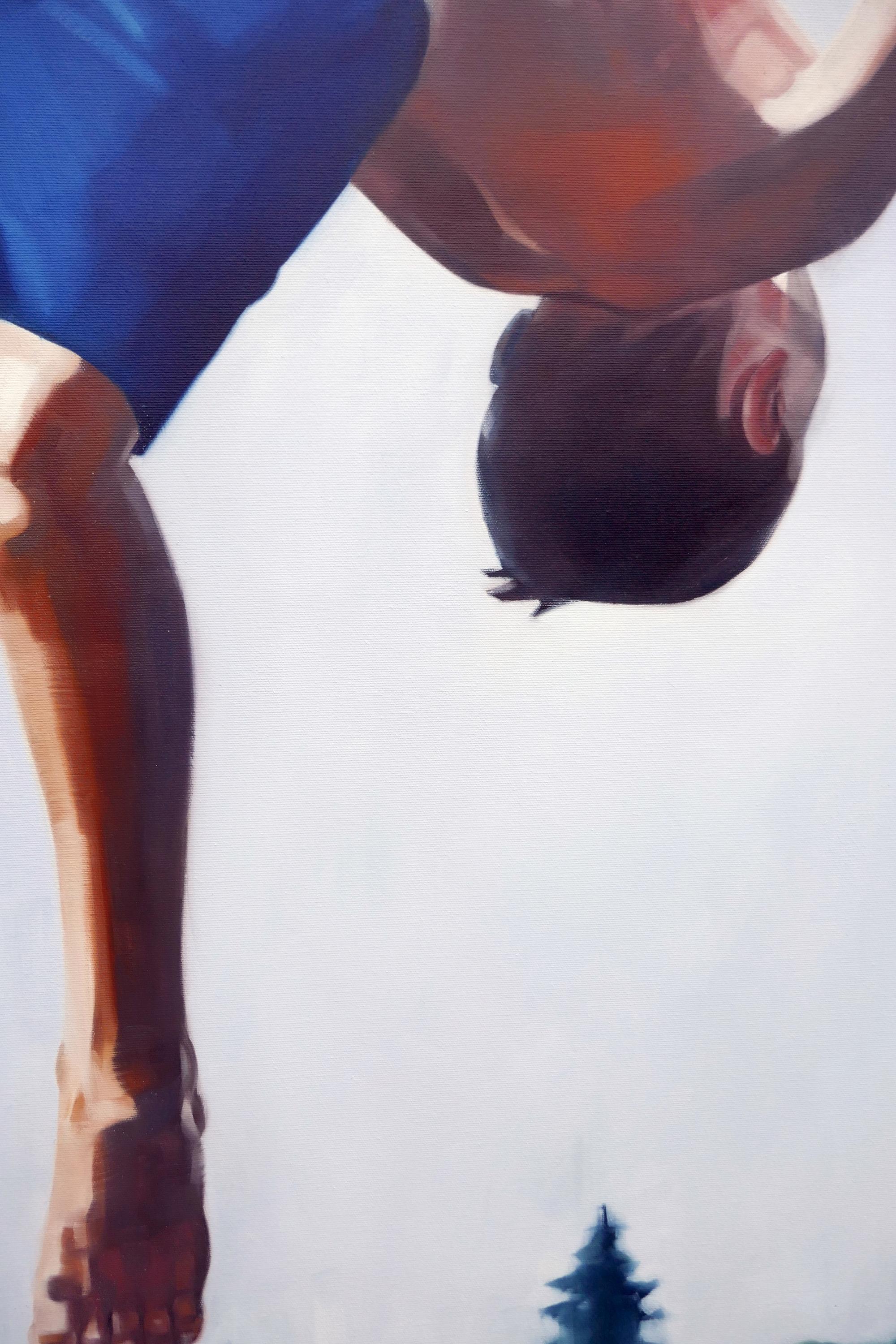 Die Inspiration für Daniel Wimmers Kunst geht stets vom menschlichen Körper aus. Er ist besonders fasziniert von den schönen Farben der Haut und ist ständig auf der Suche nach faszinierenden Lichtsituationen.
Der skulpturale Aspekt der Malerei ist