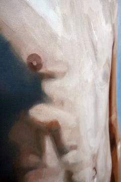 Down Is The New Up 3  - Contemporary Expressive Figurative Oil Painting