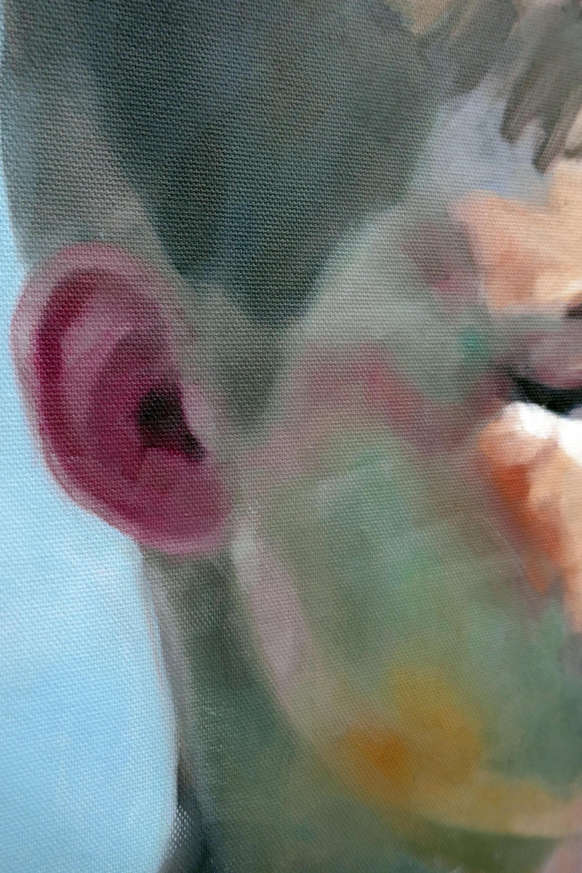 Die Inspiration für Daniel Wimmers Kunst geht stets vom menschlichen Körper aus. Er ist besonders fasziniert von den schönen Farben der Haut und ist ständig auf der Suche nach faszinierenden Lichtsituationen.
Der skulpturale Aspekt der Malerei ist