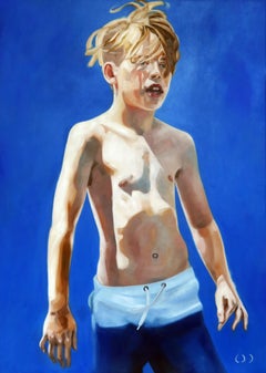 Downs ist das neue Up 8  - Contemporary Expressive Figurative Ölgemälde