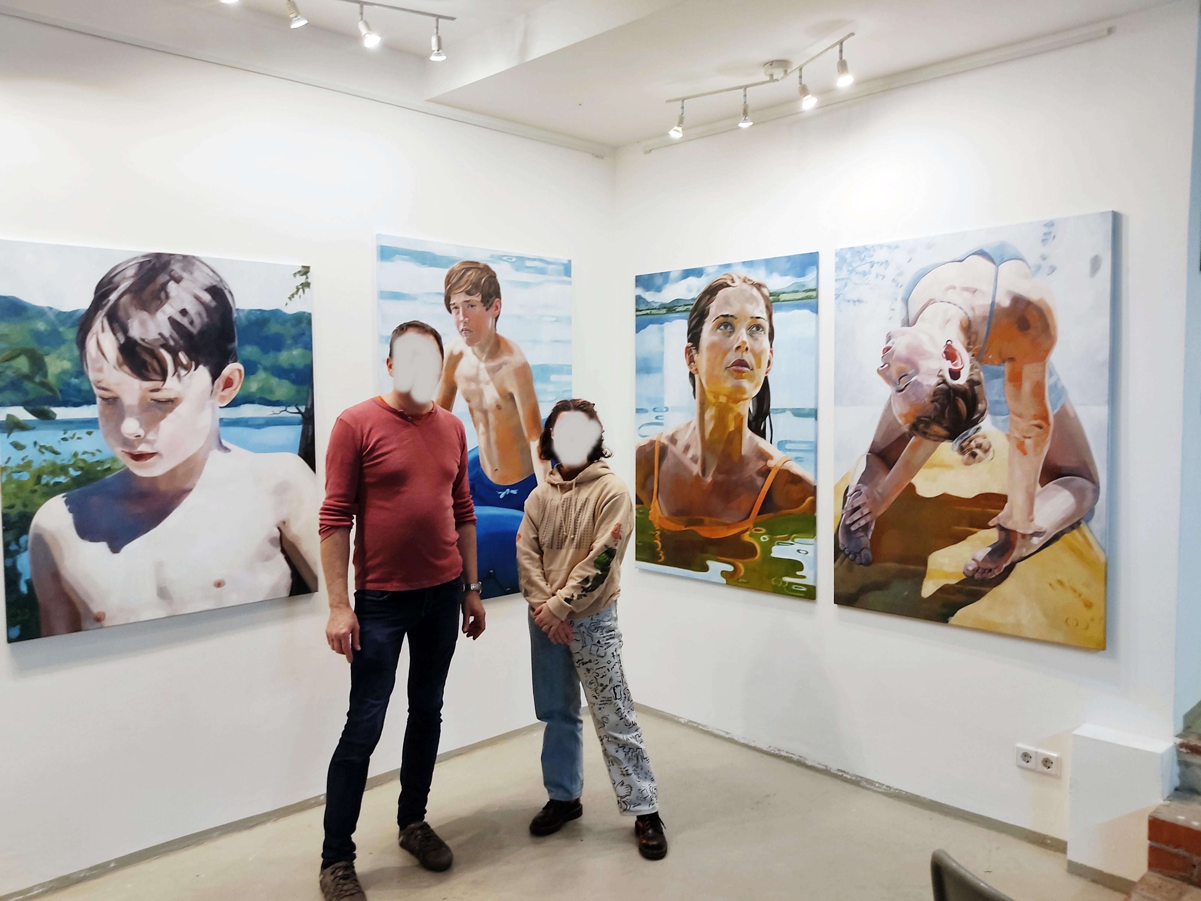 L'ispirazione per l'arte di Daniel Wimmer deriva sempre dal corpo umano. È particolarmente affascinato dagli splendidi colori della pelle ed è costantemente alla ricerca di situazioni di luce intriganti.
L'aspetto scultoreo della pittura è