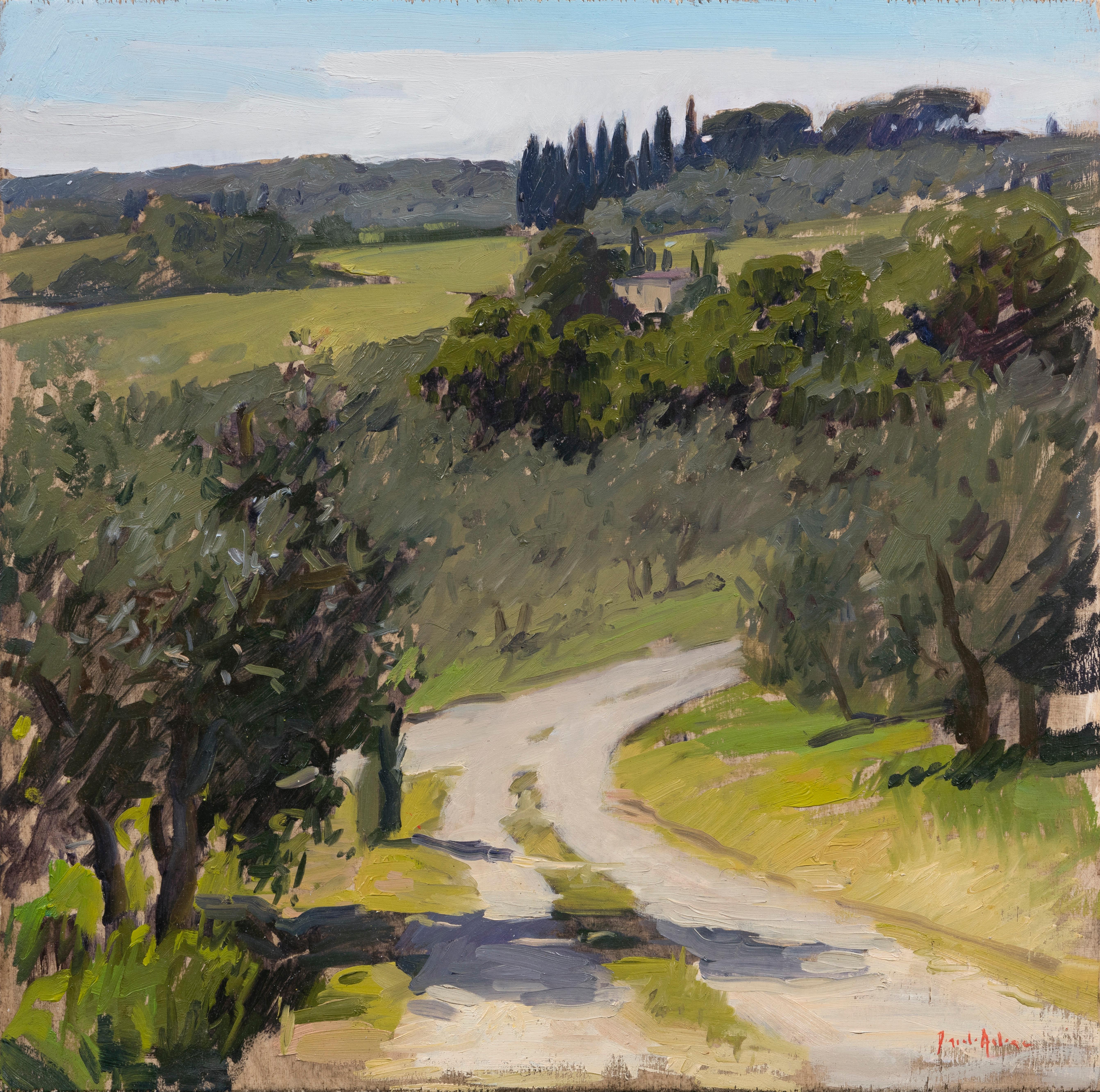 Landscape Painting Daniela Astone - Route du Chianti
