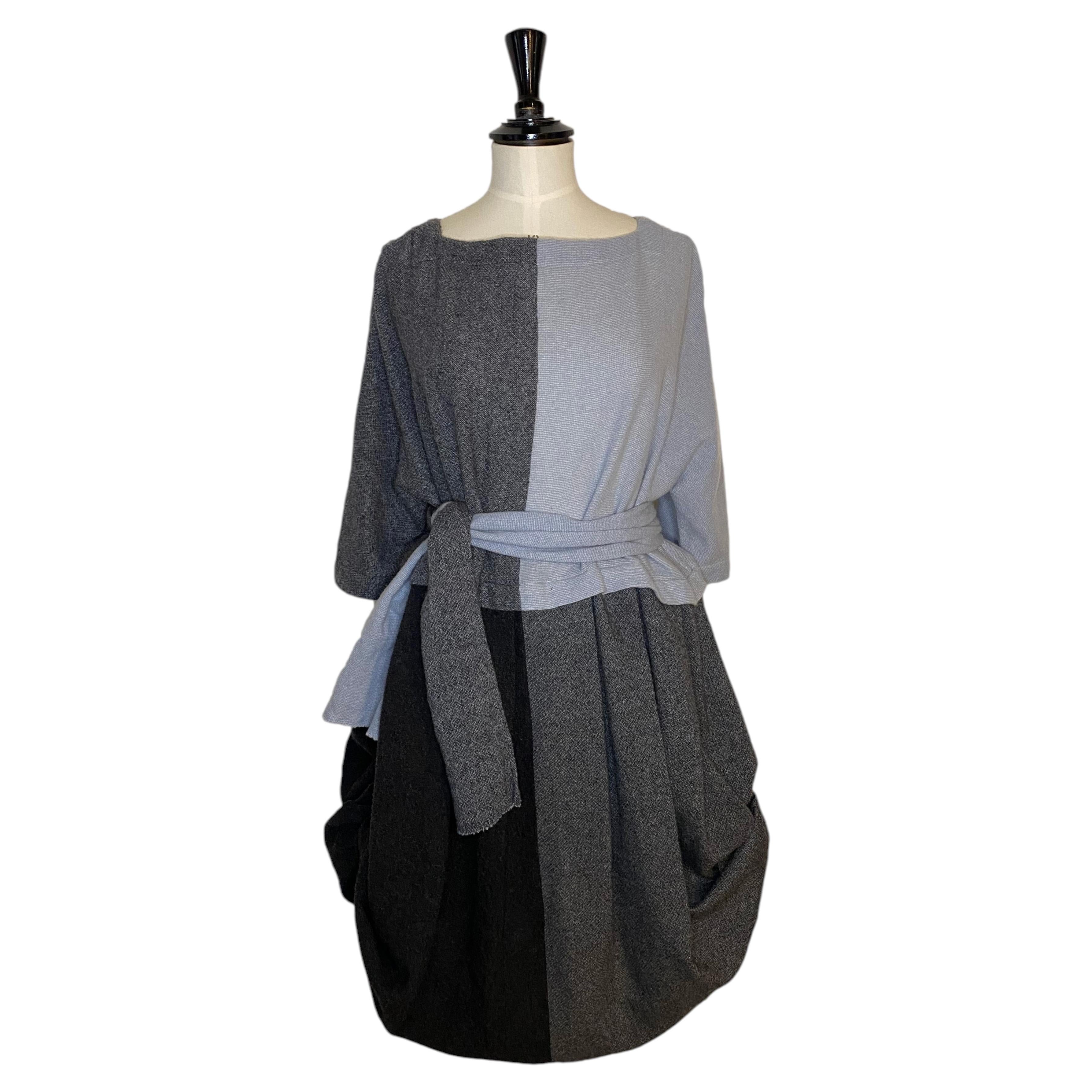 Daniela Gregis Multi Coloured Cashmere Dress. Excellent Condition. One Size For Sale