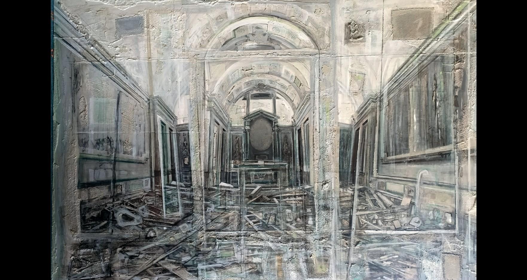 Daniela Gullotta, Abandoned Church, Urbex, 100x150cm, 2020