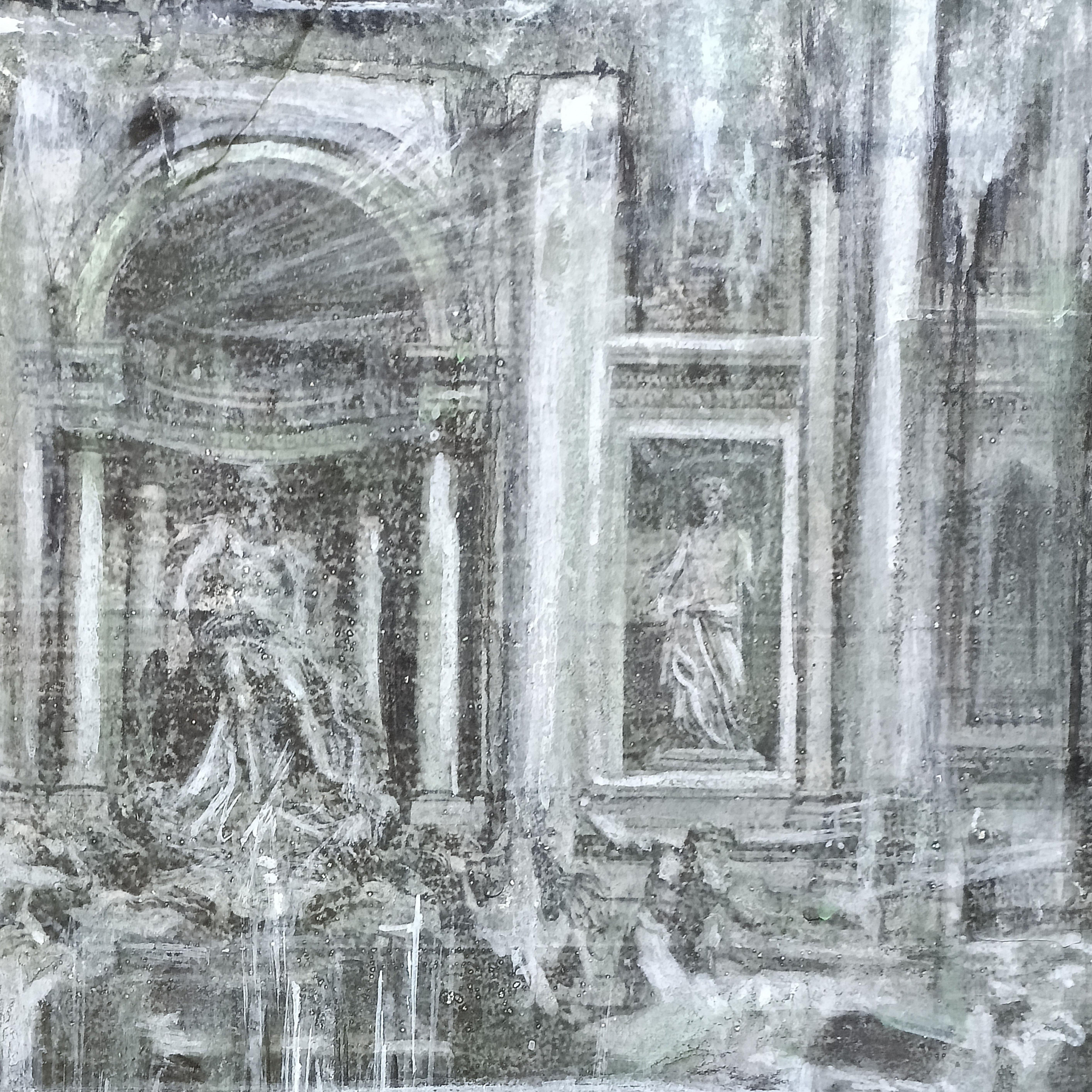 Fontana di Trevi - Contemporary Painting by Daniela Gullotta