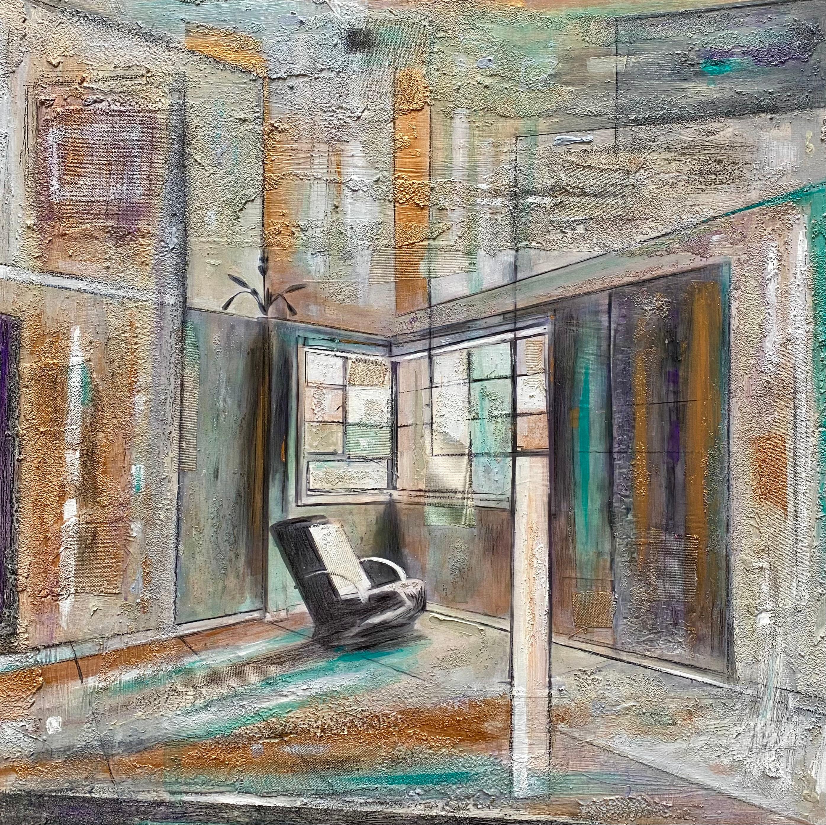 Daniela Gullotta Interior Painting - "Gymnopédie n.1", original oil painting, 2025