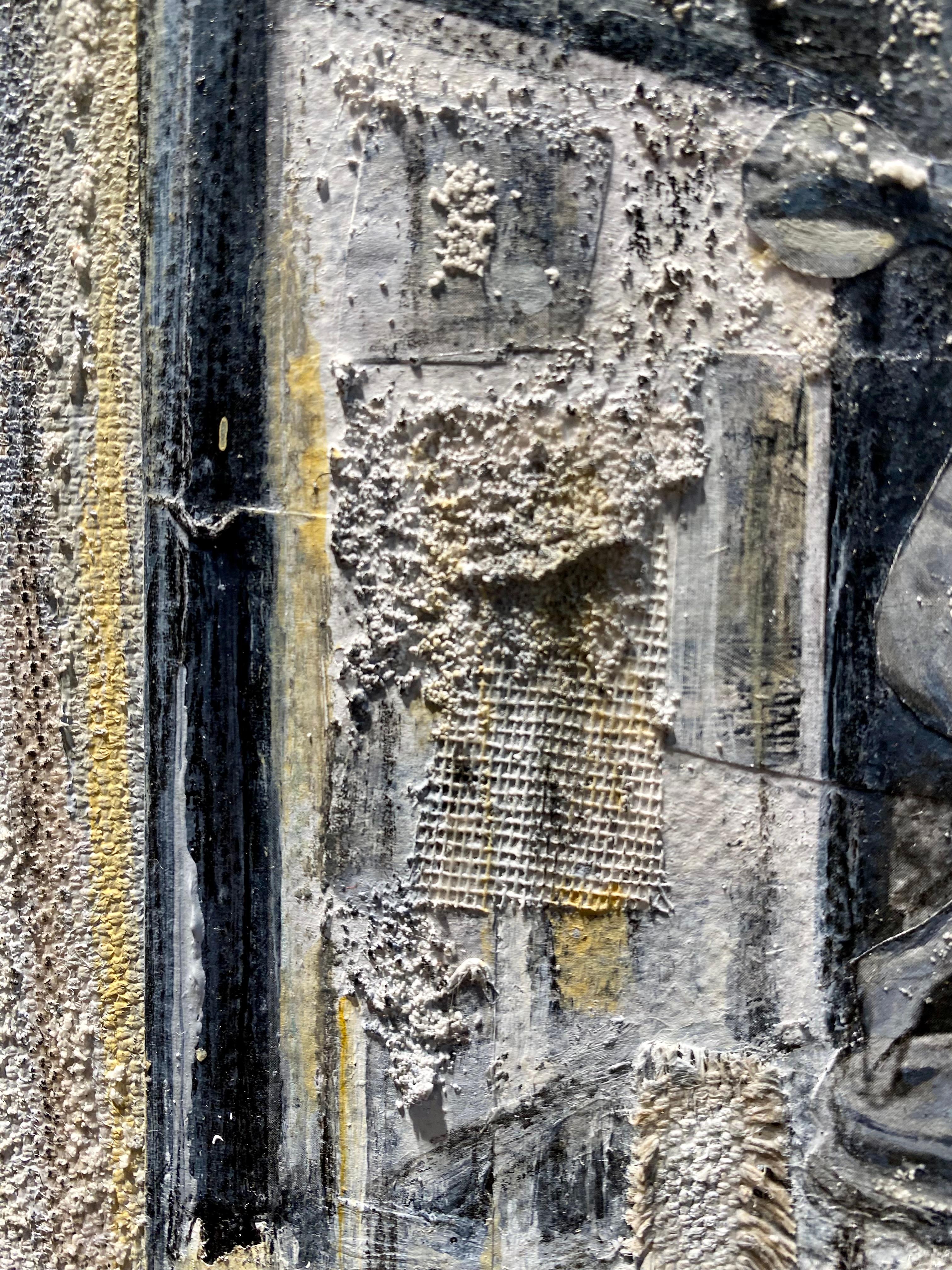 ''Interno con Discobolo'', contemporain, peinture à l'huile originale. en vente 1