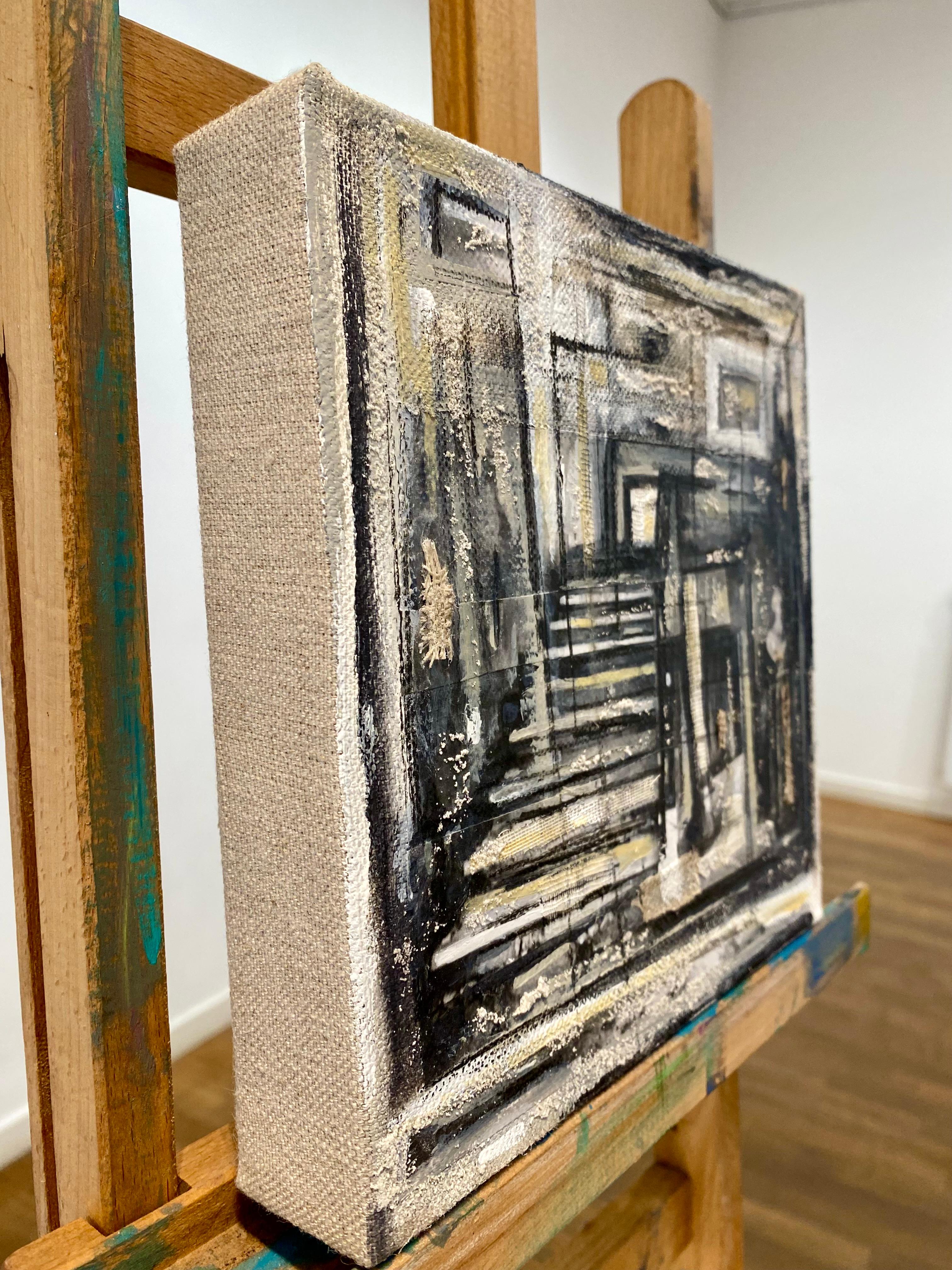''Interno con mezzo busto'', contemporain, peinture à l'huile originale. en vente 1