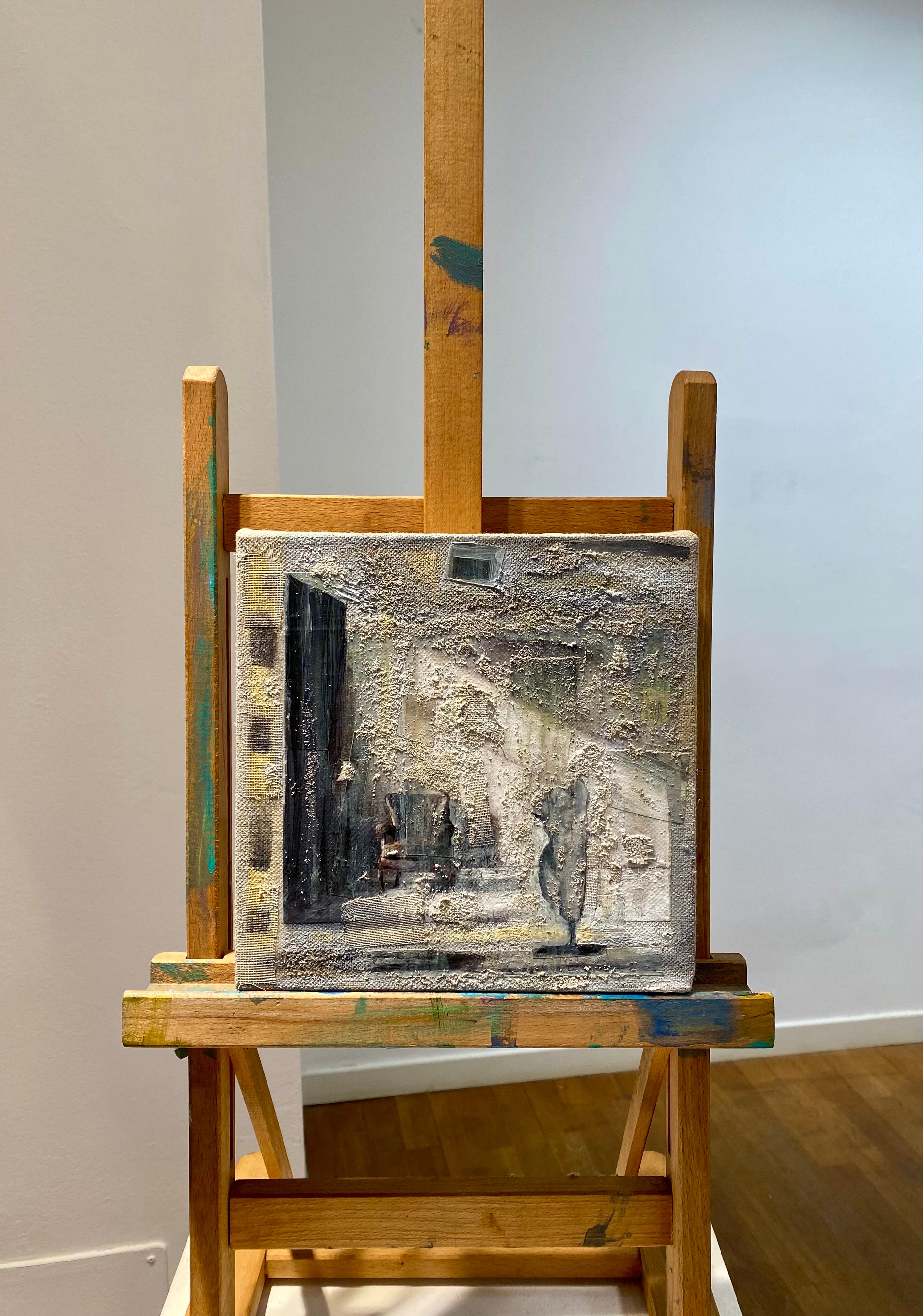''Interno con Vener'', contemporain, peinture à l'huile originale - Painting de Daniela Gullotta