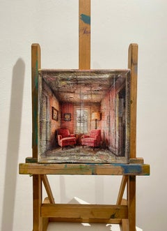 ''My Funny Valentine'', contemporain, peinture à l'huile originale