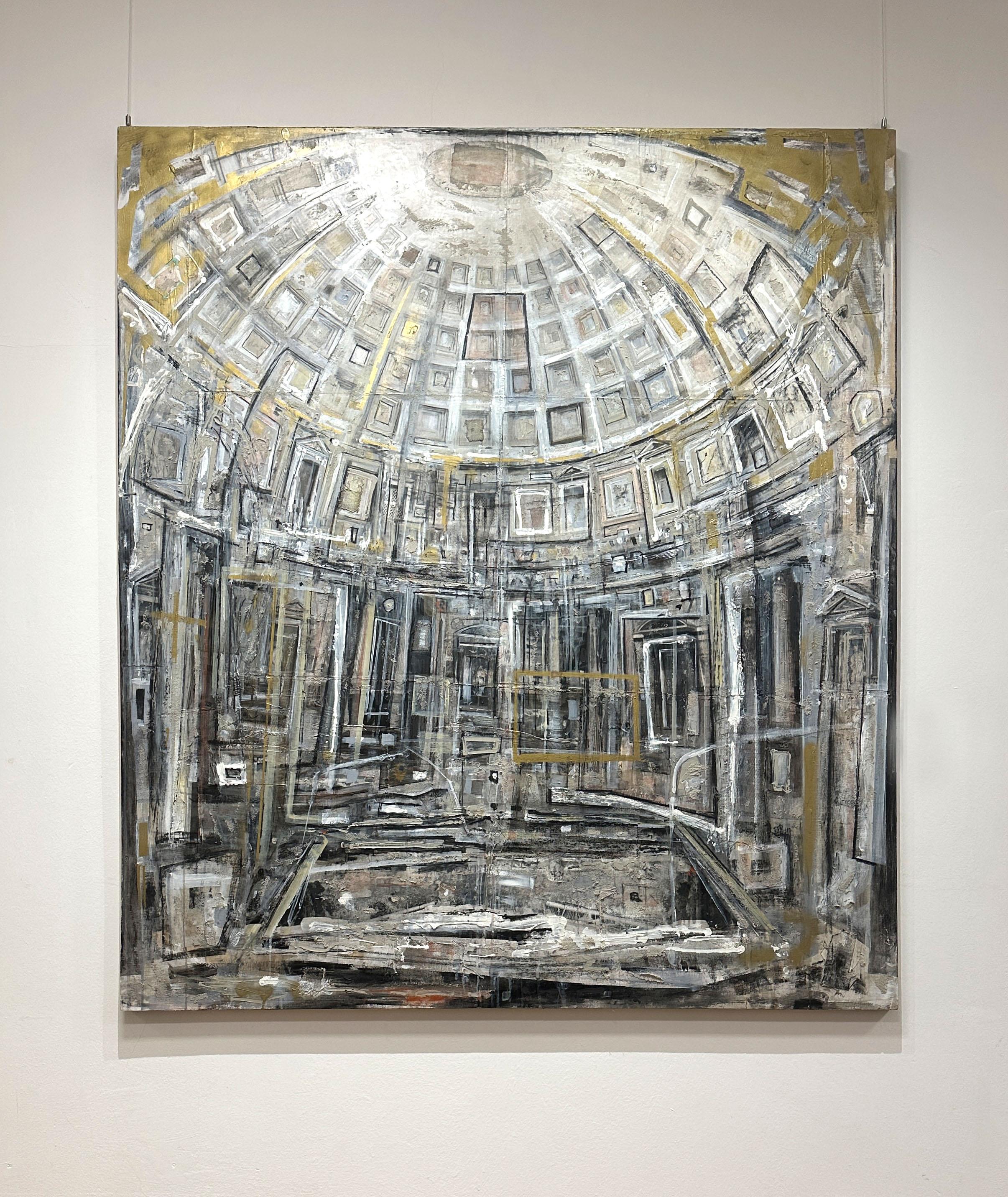 Pantheon - Figurative Painting Marrone di Daniela Gullotta