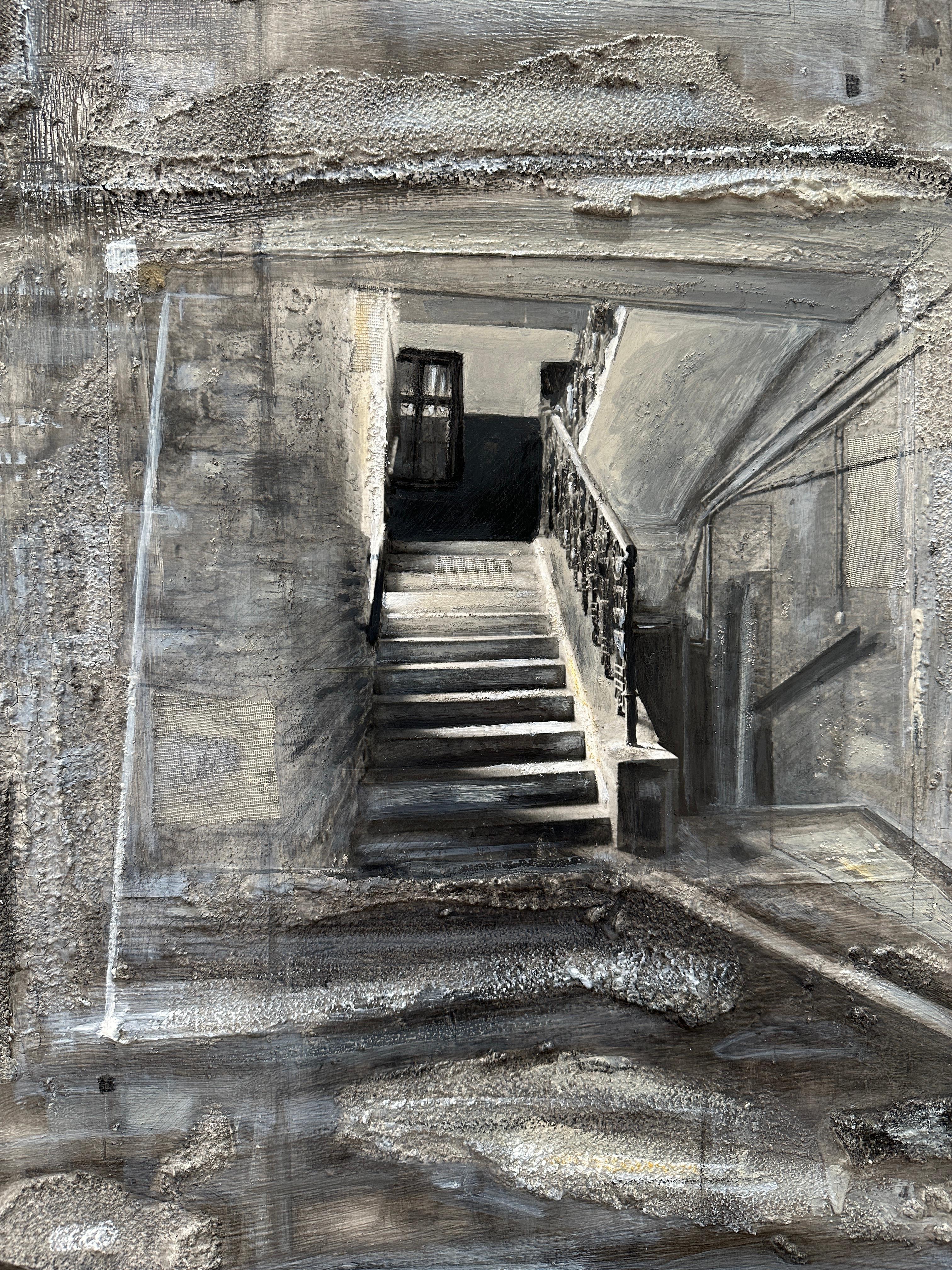 Stair 2 - Painting by Daniela Gullotta