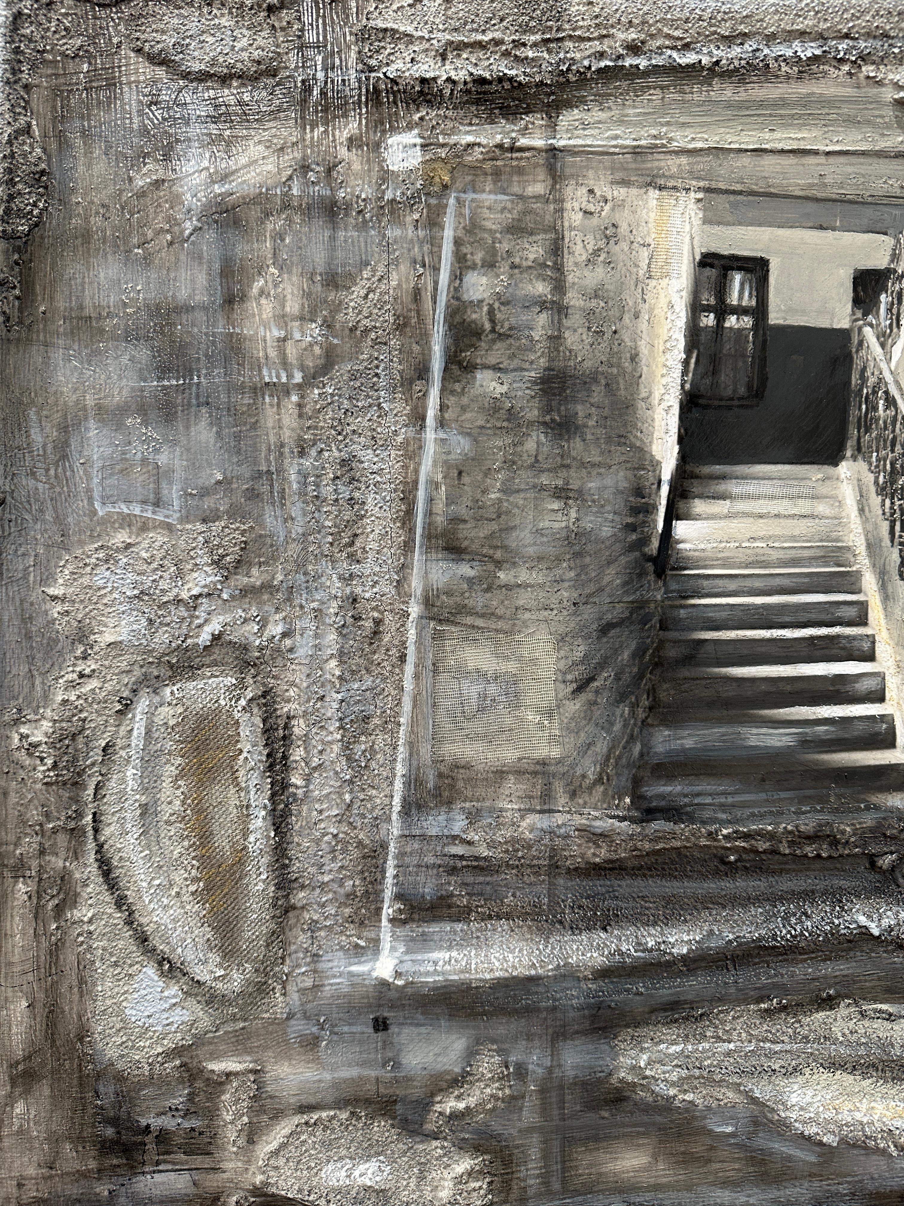 Treppe 2 (Zeitgenössisch), Painting, von Daniela Gullotta