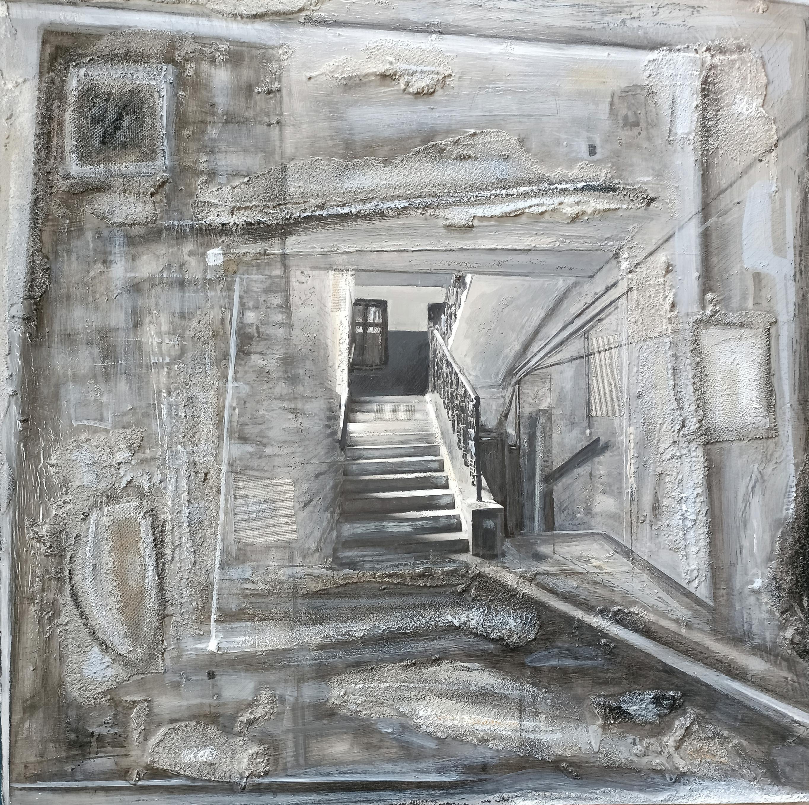 Daniela Gullotta Landscape Painting – Treppe 2