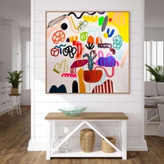 All around a particular place (Abstract painting)