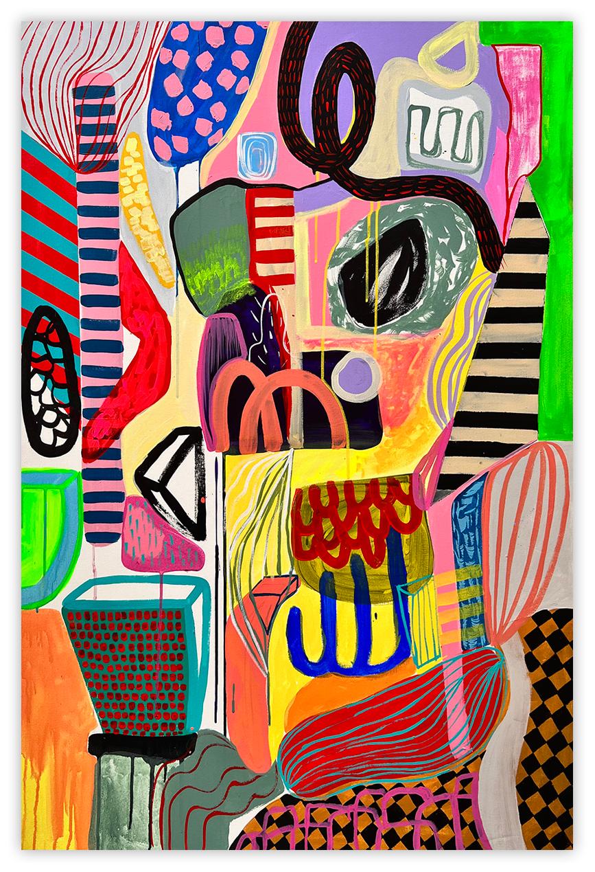 Daniela Marin Abstract Painting – Barotrópico II (Abstrakte Malerei)