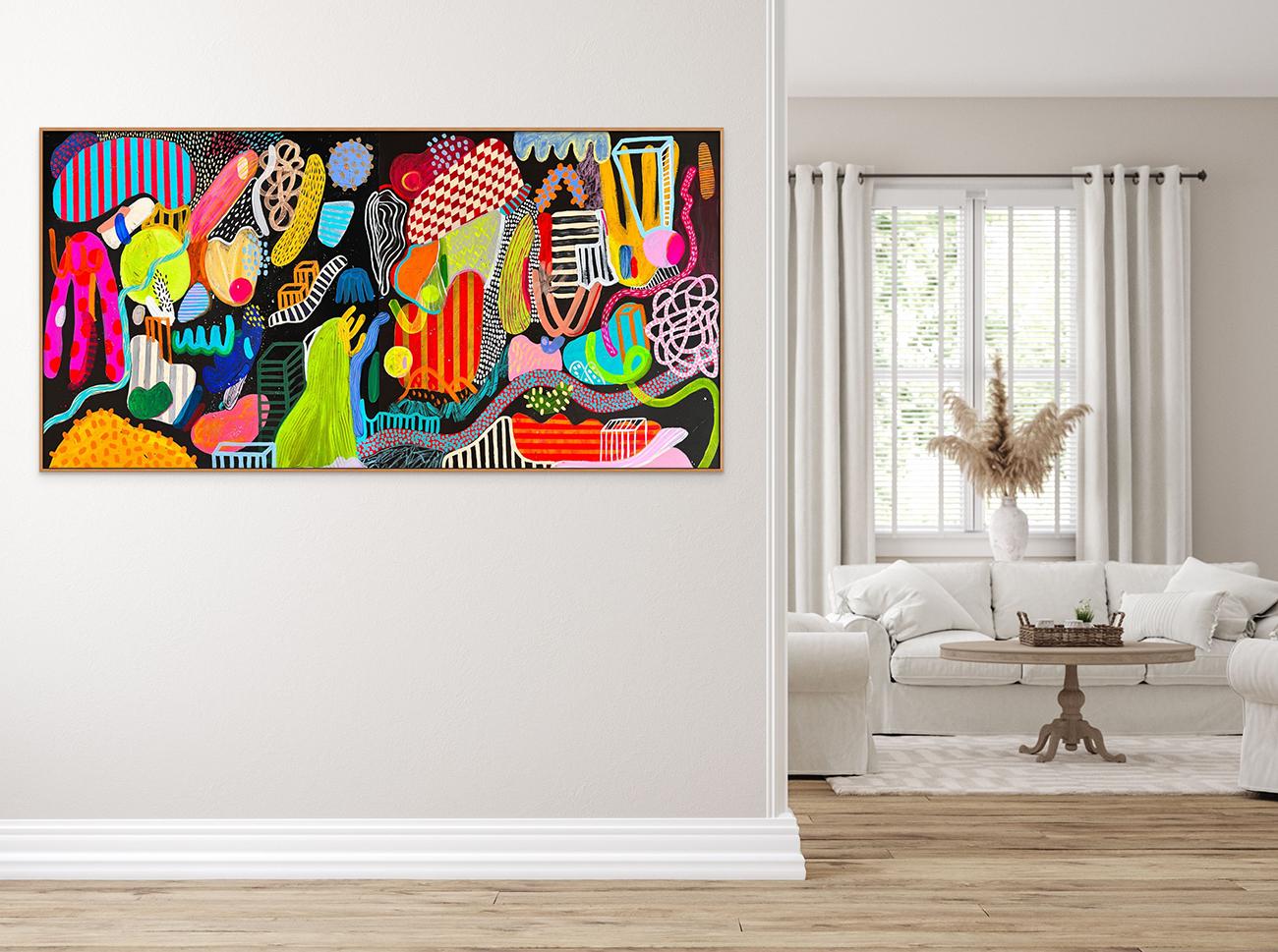 Creation I (Abstract painting) For Sale 3