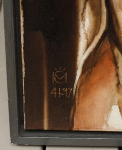 Tar and Oil on Canvas