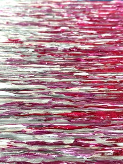 ISLAND VIBES - MAGENTA, tecnica mista su tela