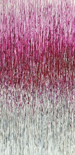 ISLAND VIBES - MAGENTA, Mixed Media on Canvas
