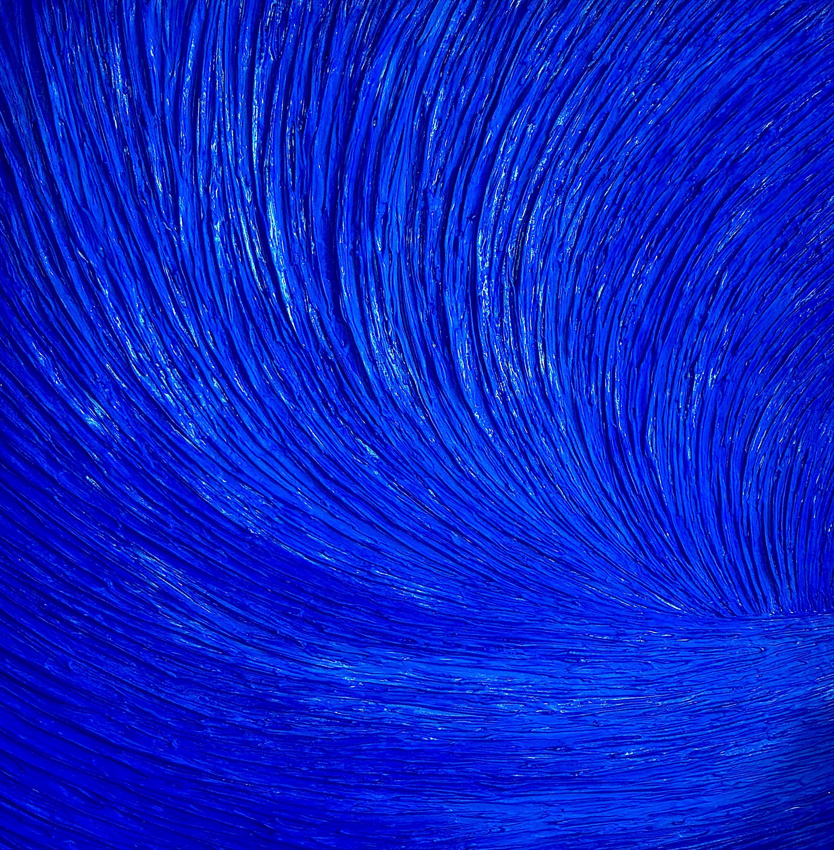 Allure de Klein, technique mixte sur toile