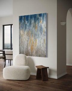 Layered Harmory, Mixed Media on Canvas