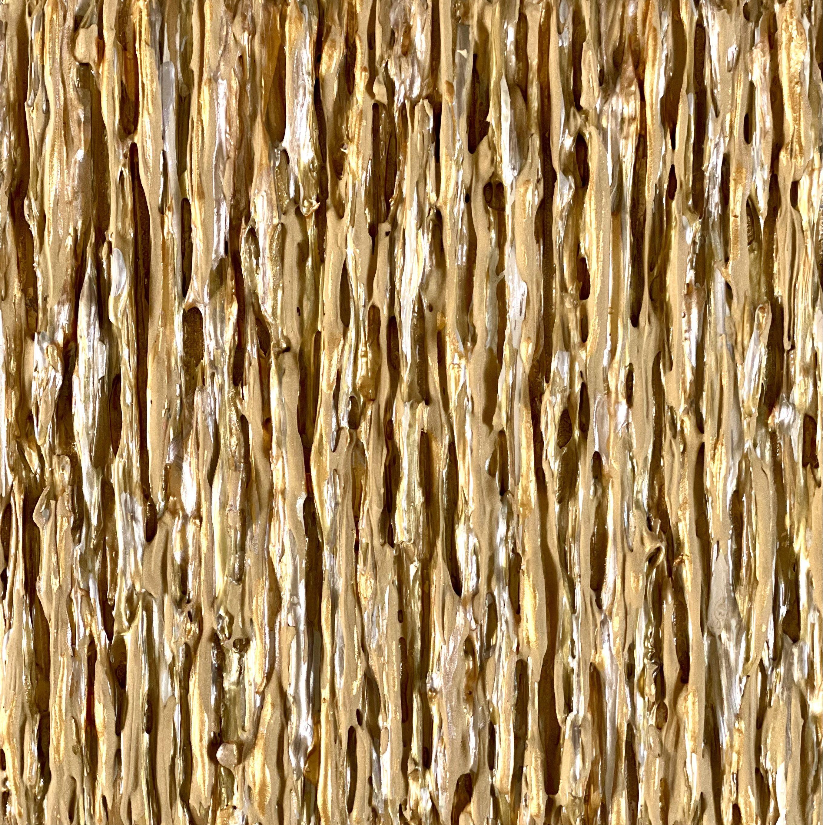 MELODIE MONOCROMATICHE - PURE GOLD, supports mixtes sur toile