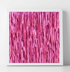 MELODIE MONOCROMATICHE - VIVA MAGENTA!, Tecnica mista su tela