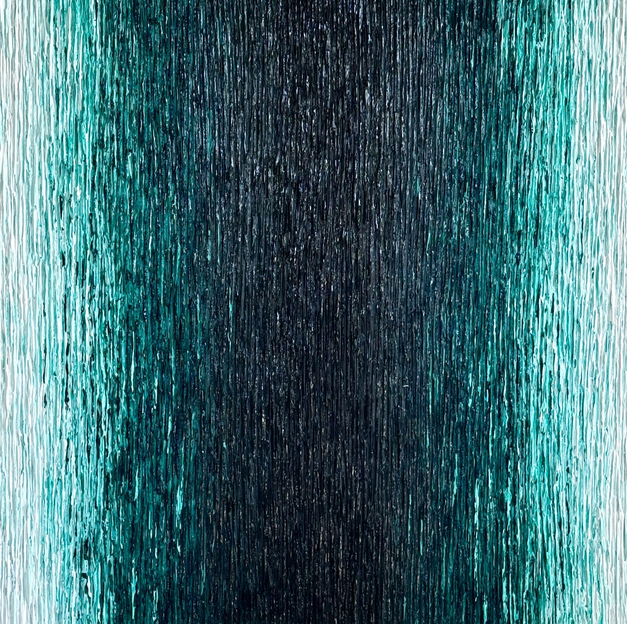 Night Rainfall, Mixed Media on Canvas - Mixed Media Art by Daniela Pasqualini