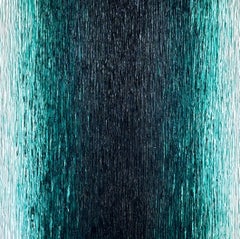 Night Rainfall, Mixed Media on Canvas