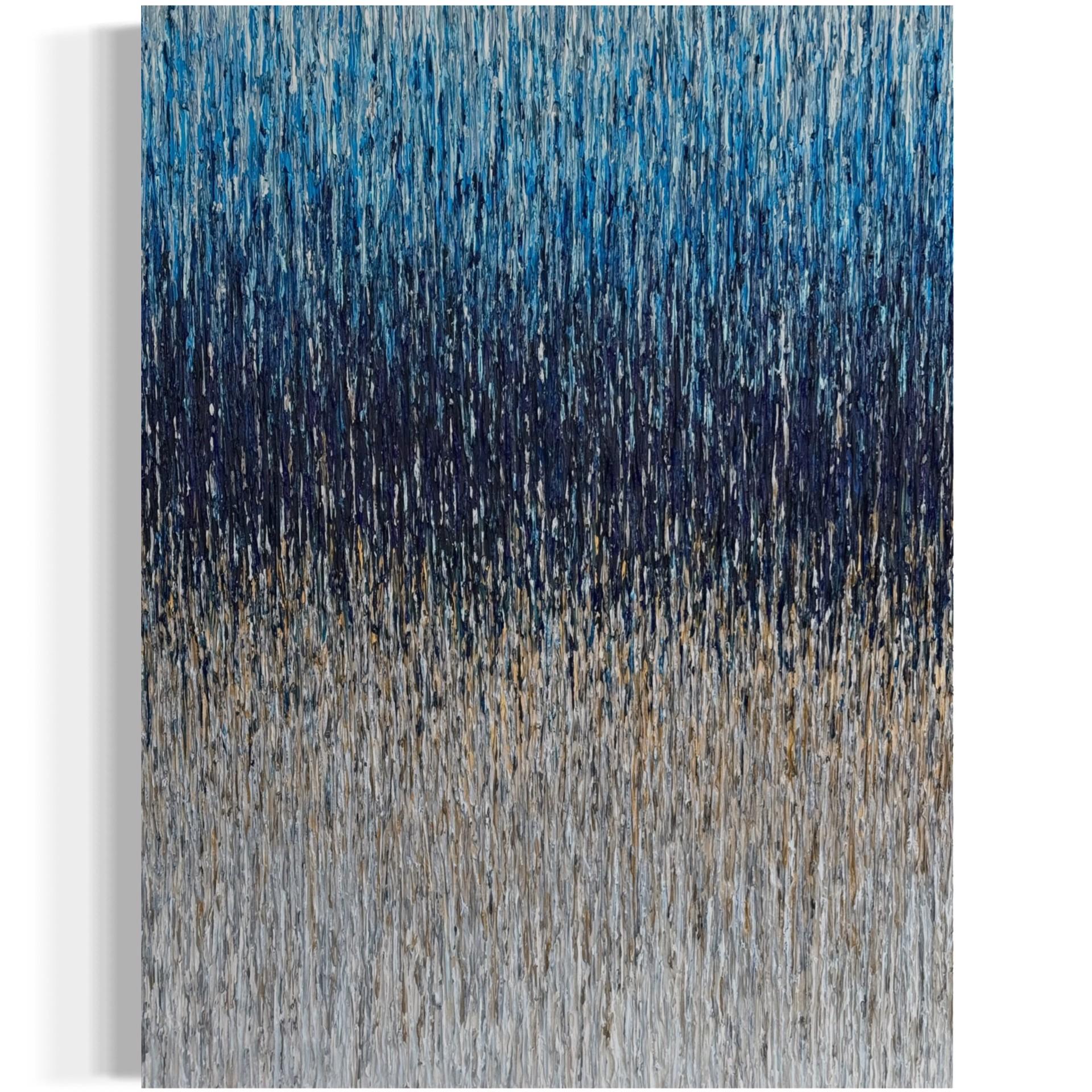 Étreinte céleste, 2025 - Painting de Daniela Pasqualini