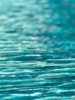 Island Vibes – Smaragd – minimalistisches abstraktes Acrylgemälde