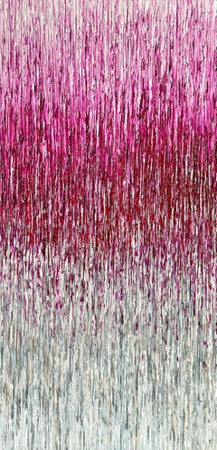 Island Vibes - Magenta - Minimal Abstraktes abstraktes Acrylgemälde