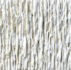 MELODIE MONOCROMATICHE – Bianco Puro, Gemälde, Acryl auf Leinwand