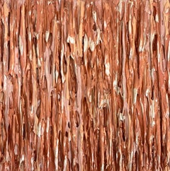 Melodie Monocromatiche - Copper, Mixed Media on Canvas