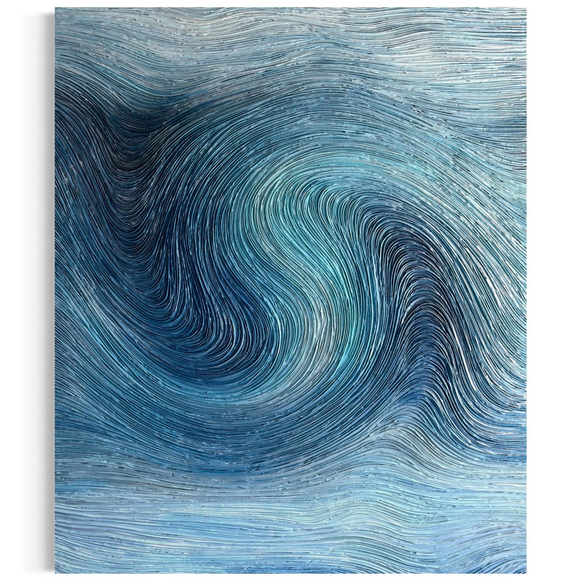 Daniela Pasqualini Abstract Painting - Oceanic Soul