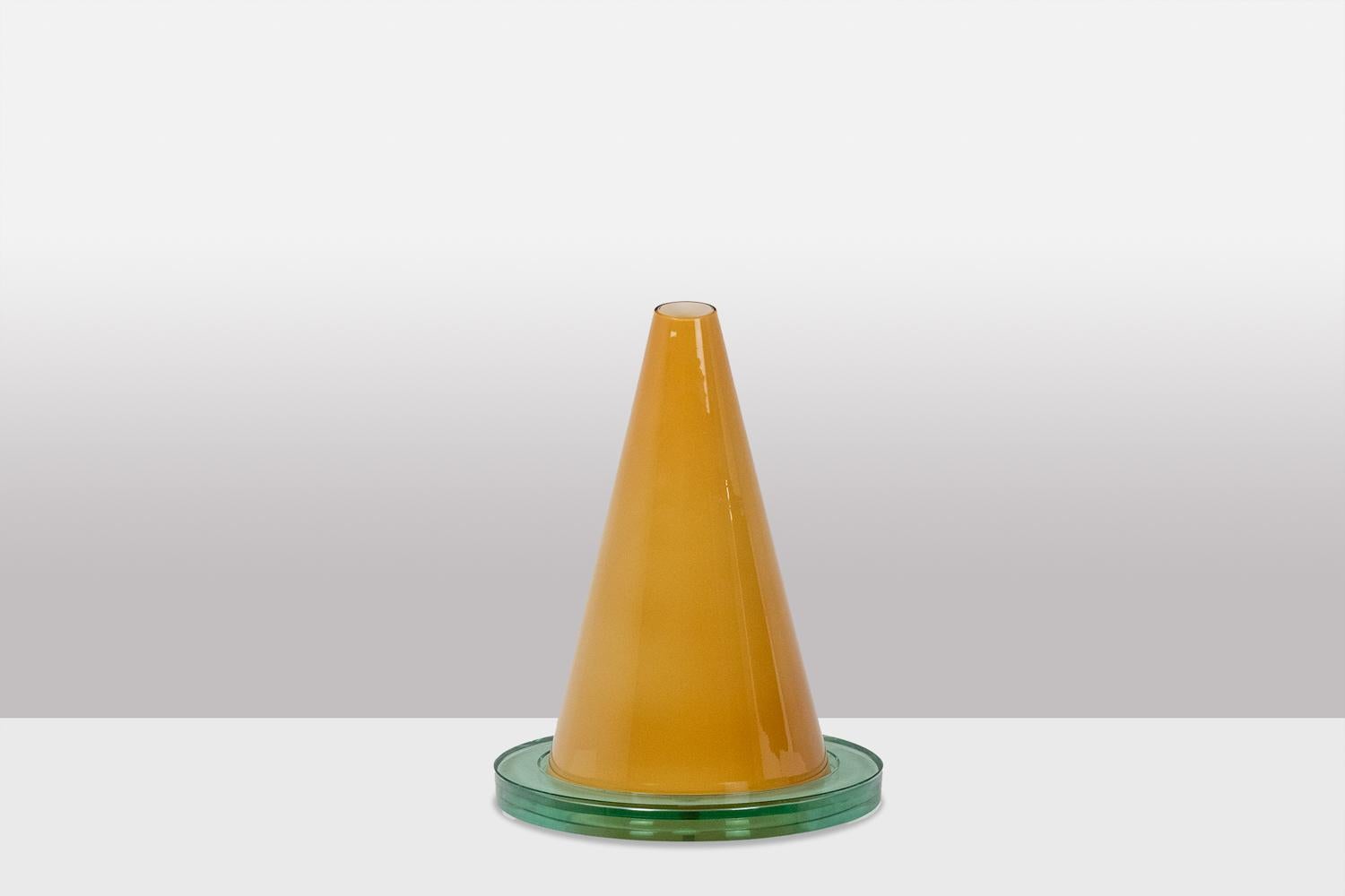 Daniela Puppa pour Fontana Arte. Lampe Oz. 1980s. Excellent état - En vente à Saint-Ouen, FR