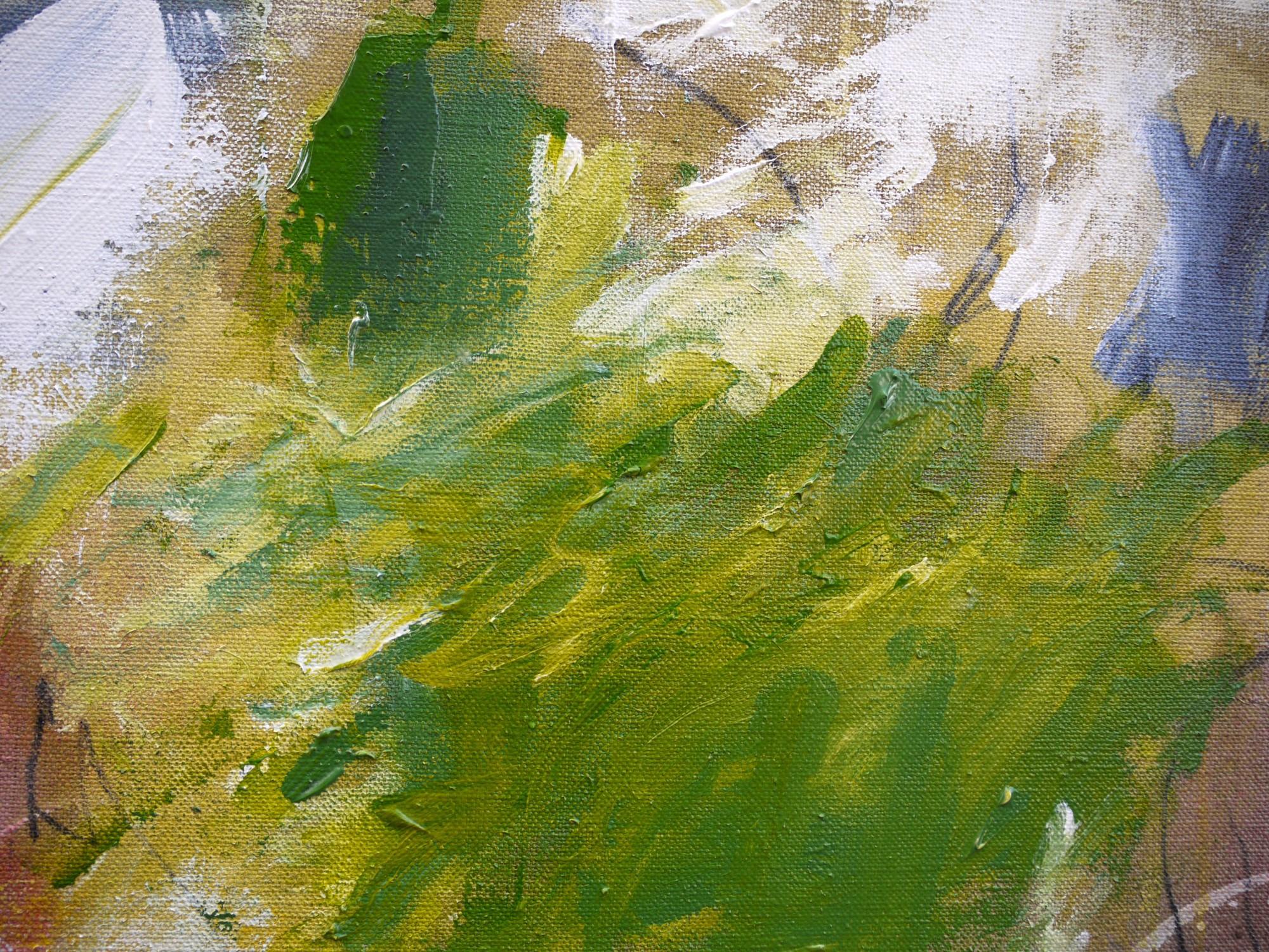 A Breath of Summer V (Abstract Expressionism painting) 5
