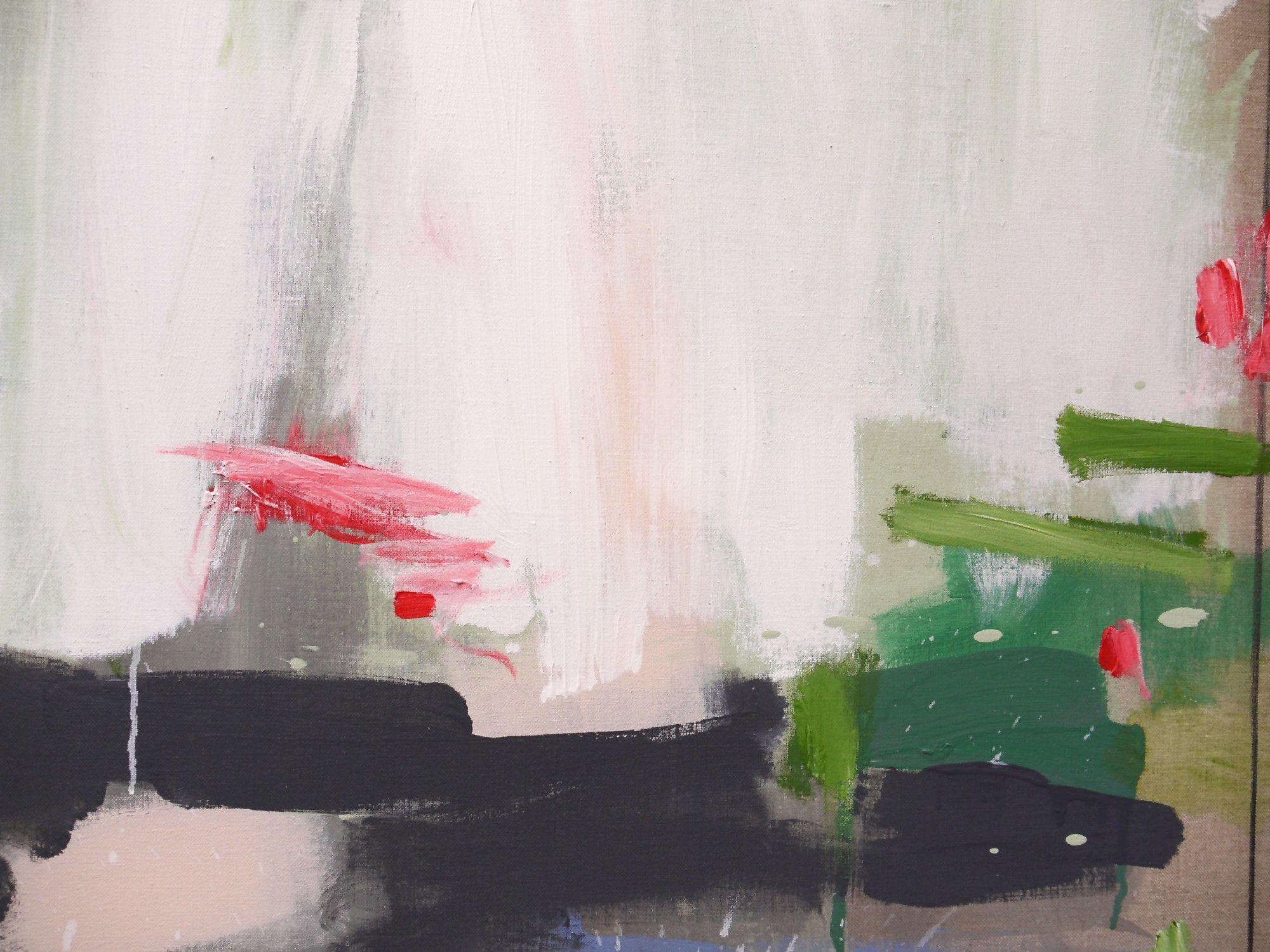 Behind the Fence II, Painting, Acrylic on Canvas 1