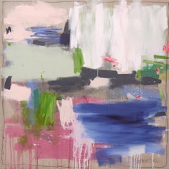 Behind the Fence II, Painting, Acrylic on Canvas