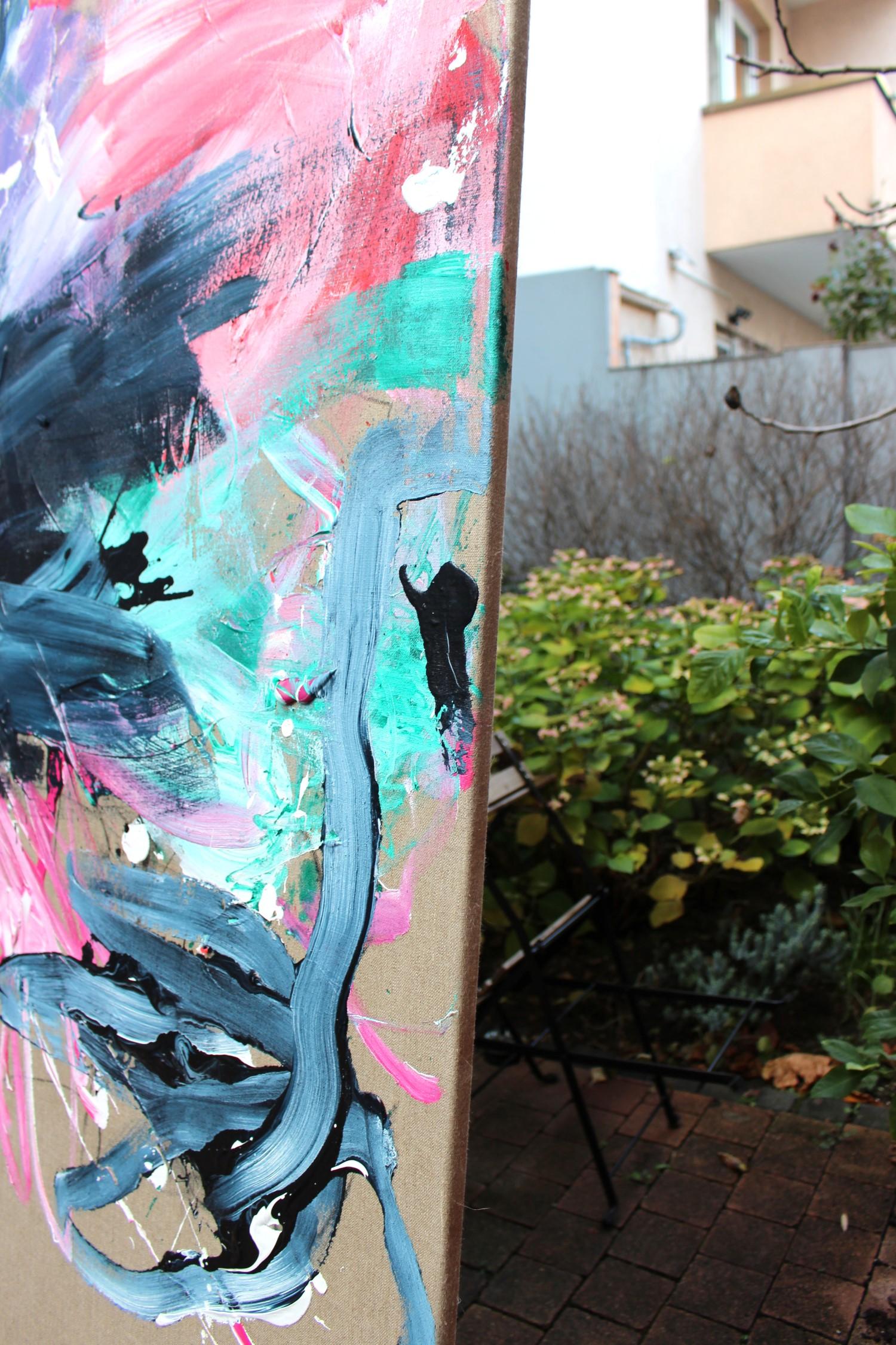 Drama Queen (Pintura abstracta) en venta 5